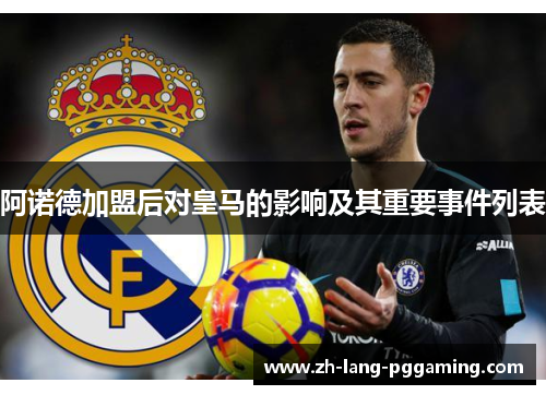 阿诺德加盟后对皇马的影响及其重要事件列表